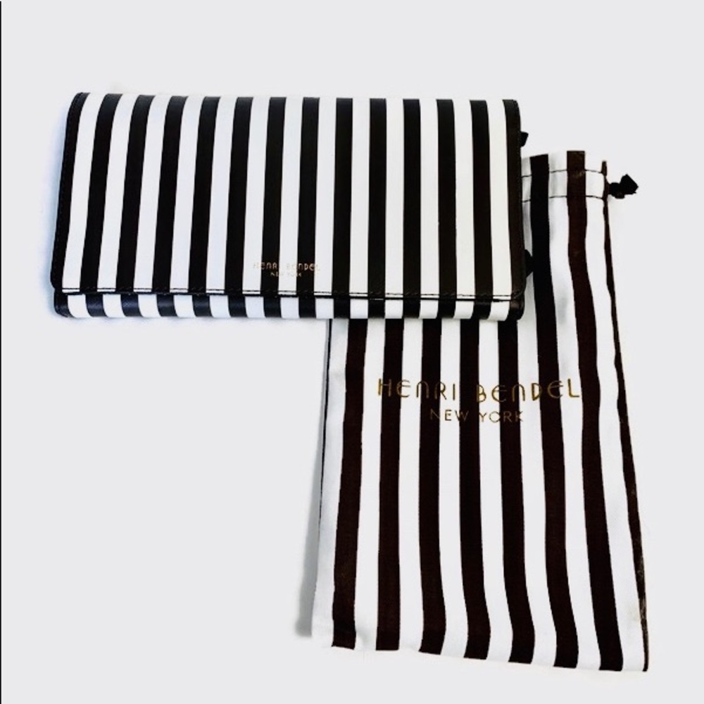 Henri Bendel Centennial Stripe Travel Jewelry Case